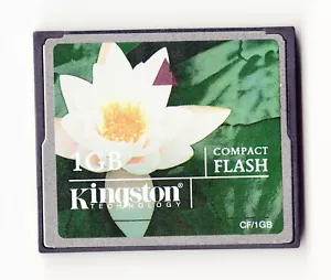 (DENTED) Kingston 1GB CF/1GB CF Compact Flash Camera Memory Card - Picture 1 of 6