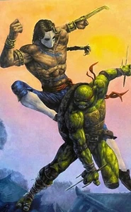 Teenage Mutant Ninja Turtles vs Street Fighter #1 (2023) |Johnny Desjardins IDW - Picture 1 of 9