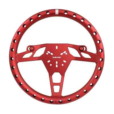 350mm/13.75 Aluminio Mecanizado VMS RACING VOLANTE CARRERA ULTRALIGERO R Foto 1 de 2