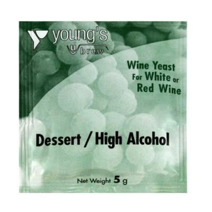 Youngs High Alcohol Dessert Wine Yeast Sachet 5g 4328 - Picture 1 of 1