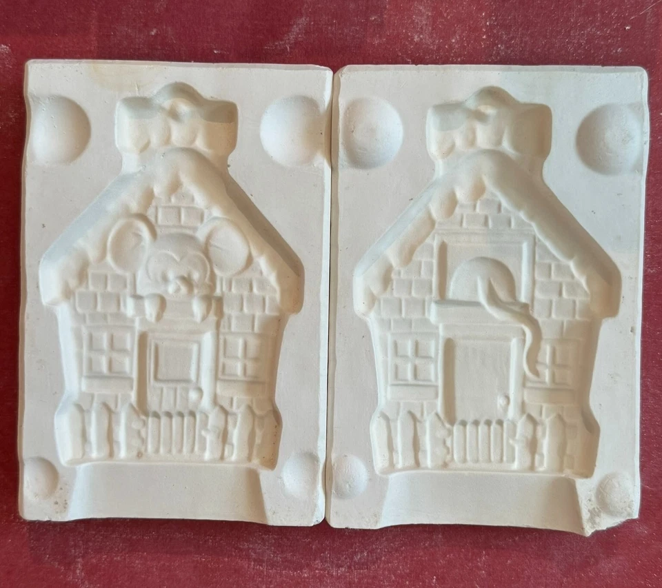 Casa Ratón Navidad-Alberta #A60 Adorno Navidad Molde Cerámico Foto 1 de 1