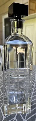 Decantador de cristal ORREFORS STREET JJ 6540183 grabado sin usar más de 4 libras. Brillante Foto 1 de 4