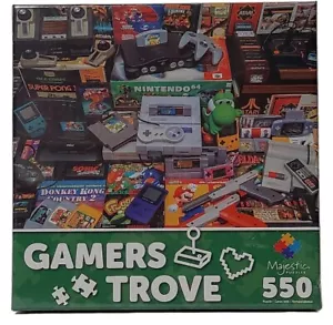 Gamers 550 Piece Jigsaw Puzzle,New in A Sealed Box! Nintendo Atari Game boy - Picture 1 of 3