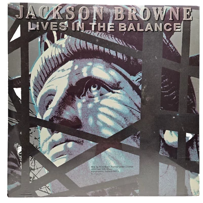 Jackson Browne – Lives In the Balance 9 60457-1E - Vinyl LP  - 1986 - New Sealed - Image 1 of 4