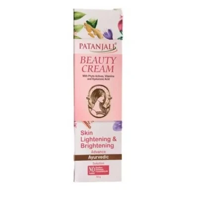 Crema de Belleza Patanjali Para Piel Brilla la Piel y Reduce Arrugas Cada Pack 50gm Foto 1 de 2