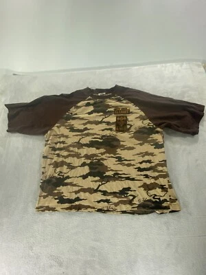 G Unit Men's Heavyweight Brown/Camouflage Short Sleeve Shirt, XL, Pre-Owned - Image 1 of 4