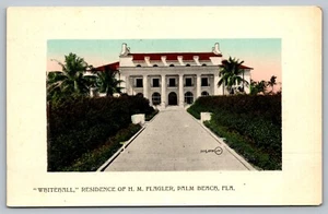 Postkarte Whitehall Residence H.M. Flagler Palm Beach Florida FL Valentine & Sons - Bild 1 von 2