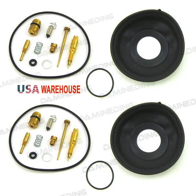 Set of 2 Carburetor Carb Rebuild Kit CJ360 CB360 CL360 SLIDE DIAPHRAGM US stock - Image 1 of 4