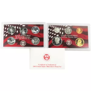 2003-S U.S. Silver Proof Set - Picture 1 of 3