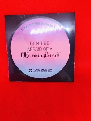 Calcomanías de espejo extraíbles reutilizables adhesivas Pureology adhesivas estáticas adhesivas en sello Foto 1 de 2