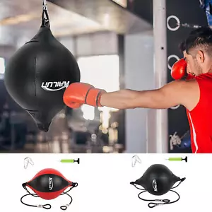 Upgraded Speed Ball Boxing PU MMA Muay Thai Training Punching Bag Swivel - Picture 1 of 11