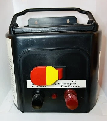 Energizador de valla eléctrica Giantz 3-20 km cargador alimentado por energía solar cinta adhesiva cable Foto 1 de 4