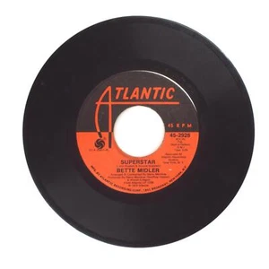Bette Midler - Superstar; Do You Want to Dance? - Vinyl Record 45 RPM 7" - Picture 1 of 2