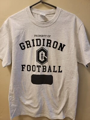 Property of Grid Iron Football Sports T-shirt Adult Sizes Flag Football NEW! - Image 1 of 3