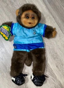 Affe Handpuppe Neuheit inkl. 16 Zoll Vintage beflocktes Gesicht Hände Füße neu - Bild 1 von 7