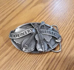 Vintage Country Music Bluegrass Belt Buckle 1984 - Excellent Condition Siskiyou - Picture 1 of 2