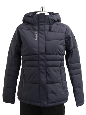 Reebok Womens Q4 Heat Suit Puffer Jacket & Trousers Set / BNWT / Navy / RRP £80 - Image 1 of 4