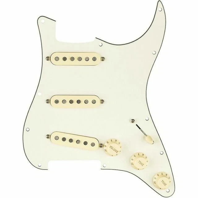 Fender 0992340509 Wired Pickguard - White
