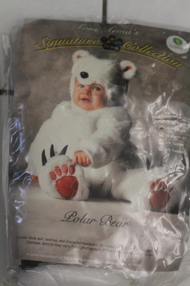 Disfraz de Oso Polar Halloween Colección Signature Tom Armas 12-18 Meses Foto 1 de 4