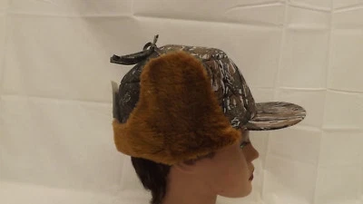 De colección Ideal Marca Imitación Piel Trampero Camuflaje Caza Sombrero/Gorra con Orejeras Grande Foto 1 de 4