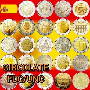 2 Euro Commemorativi SPAGNA 2005 2009 2010 2011 2018 2020 2021 2022 2023 2024 25 - Foto 1 di 42