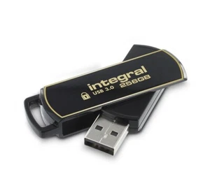 256GB Integral Secure 360 Encrypted USB3.0 Flash Drive (256-bit AES Encryption) - Picture 1 of 2