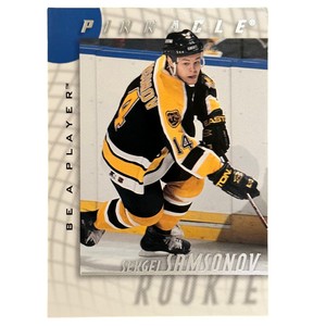 1997-98 Pinnacle Be A Player - Rookie ! Sergei Samsonov