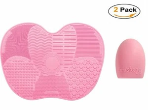 Silicon Makeup Brush Cleaning Mat Makeup Brush Cleaner Mat - Picture 1 of 5
