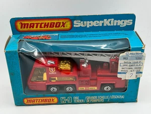 Vintage Matchbox Lesney SuperKings 1972 Fire Tender Truck K-9 - NIB - Picture 1 of 7