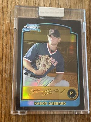 Kason Gabbard 2003 Bowman Chrome GOLD Refractors SP SSP #70/170 Card #215 - Image 1 of 4