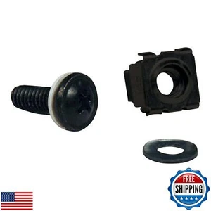 Tripp Lite SRCAGENUTS Rack Enclosure Cabinet Square Hole Hardware Kit Screws, - Picture 1 of 2