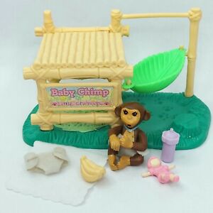 Littlest Pet Shop Baby monkey chimpanzee chimp figure toy Kenner Vintage 1990s