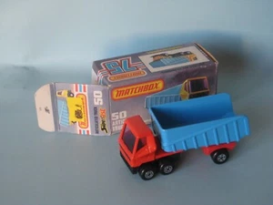 Lesney Matchbox 50 Articulated Truck Red & Blue Superfast Boxed Rare England - Picture 1 of 3