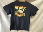 T-shirt vintage Peanuts Joe Cool Snoopy Halloween Devious taille L V5464