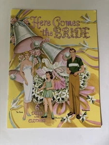 Libro de muñecas de papel Here Comes the Bride 2009 sin cortar 1952 remake casa aleatoria - Imagen 1 de 6