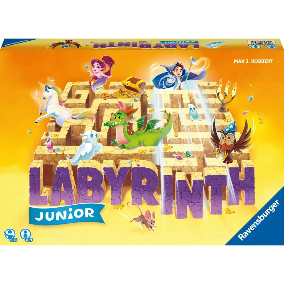 Ravensburger Kinderspiel 20847 - Junior Labyrinth - Familienklassiker für die