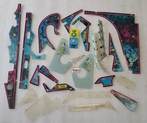 WILLIAMS STAR TREK TNG Pinball Machine INCOMPLETE PLASTIC Set #9684 - AS IS - Picture 1 of 4