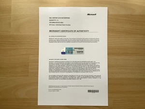 MS SQL Server 2019 Enterprise 48 Cores Unlimited CALs Lifetime Authentic License - Picture 1 of 2