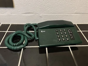 Teléfono con cable verde AT&T Exeter de colección tono táctil retro años 90 color escritorio difícil de encontrar - Imagen 1 de 3