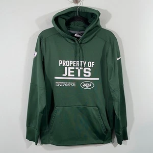 Nike NFL Equipmennt New York Jets Green Graphics Hoodie Size S - Picture 1 of 9
