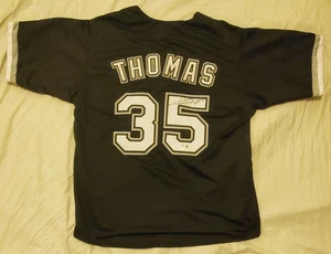 NWOT Chicago White Sox Frank Thomas Autographed Jersey - Beckett Authenticated - Picture 1 of 4