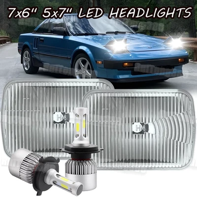 Faros LED de haz alto/bajo de 5x7"" para Toyota MR2 1985-1995 Corolla 1981-1992 Foto 1 de 4