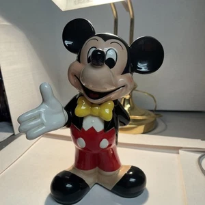 Vintage Collectible Porcelain Mickey Mouse 9 1/2” Disney Japan - Picture 1 of 9