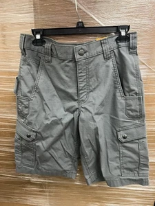 Pantalones cortos de carpintero Carhartt de lona de acero de 11 pulgadas para hombre talla 30 - Imagen 1 de 6