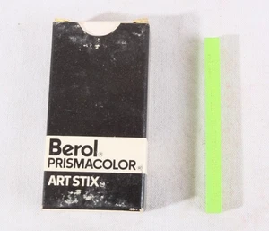 Green Bice, Berol Prismacolor Art Stix, Woodless, Vintage, 10 Sticks 3.25" 1913 - Picture 1 of 4