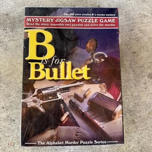B is For Bullet Jigsaw Puzzle Murder Mystery Game 2X 500 Piece Puzzle NEW Sealed - Picture 1 of 6