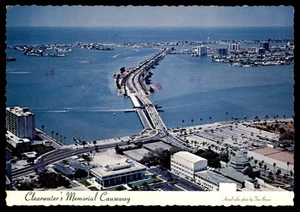 Postkarte Clearwater Memorial Causeway Luftaufnahme, Clearwater, FL - Bild 1 von 2