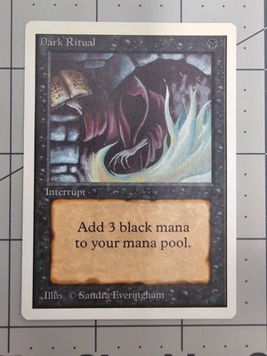 MTG ⭐ Unlimited ⭐ Dark Ritual ⭐ Vintage Legacy ⭐ - Image 1 of 2