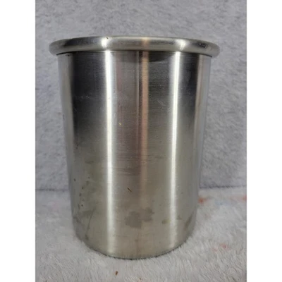 Soporte para utensilios de acero inoxidable organizador de encimera taza de almacenamiento de cocina Foto 1 de 4