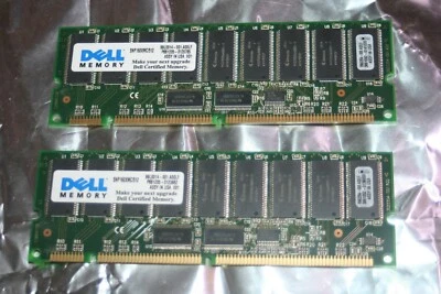 2x MEMORY, DELL SNP160XMC/512 PC133 REG SERVER DIMM 512mb - Image 1 of 4